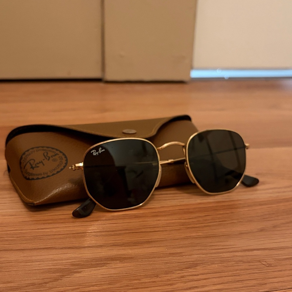RAY BAN HEXAGONAL FLAT LENSES
